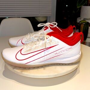 White and Red Huarache Lacrosse Sneakers- size 13
New without tags